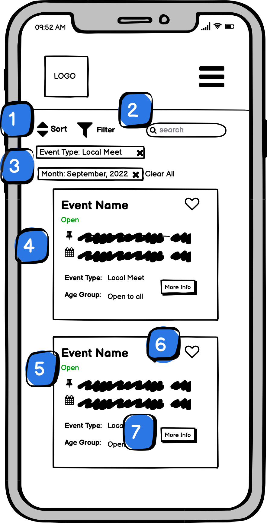 Desktop Wireframe